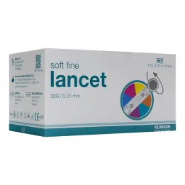 Klinion Soft smalkas krāsas lancetes 30 G, 110 gab