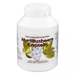 MYRTILLUSBEERE Kapsulas, 180 gab