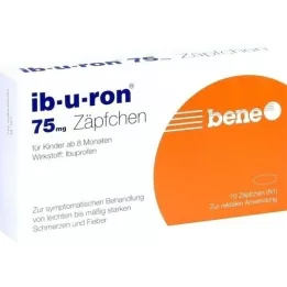 IB-U-RON 75 mg svecītes, 10 gab