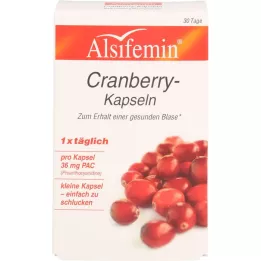 CRANBERRY 36 mg PAC Alsifemin kapsulas, 30 gab