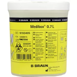 MEDIBOX Atkritumu tvertne 0,7 l, 1 gab
