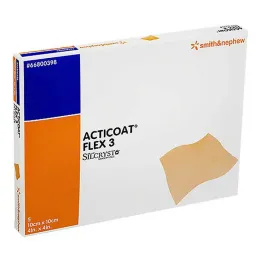 Acticoat Flex 3 10x10 cm pārsējs, 5 gab