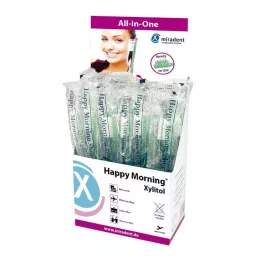 MIRADENT Happy Morning Xylitol vienreizējās lietošanas zobu birste, 50 gab