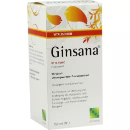GINSANA G 115 toniks, 250 ml