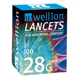 WELLION Lancetes 28 G, 100 gab