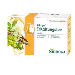 SIDROGA Aukstās tējas filtra maisiņš, 20X2,0 g