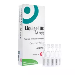 LIQUIGEL UD 2,5 mg/g acu želeja vienas devas traukā, 30 x 0,5 g