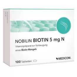 NOBILIN Biotīns 5 mg N tabletes, 100 gab