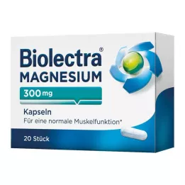 BIOLECTRA Magnija 300 mg kapsulas, 20 gab