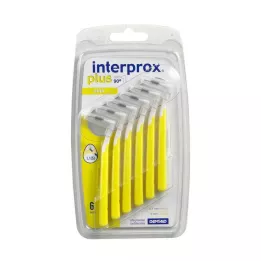 INTERPROX plus mini dzeltena starpzobu birste, 6 gab