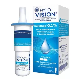 HYLO-VISION SafeDrop 0,1% acu pilieni, 10 ml