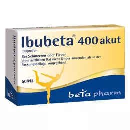 IBUBETA 400 akūtas apvalkotās tabletes, 50 gab