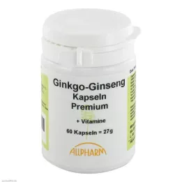 GINKGO+GINSENG Premium kapsulas, 60 gab