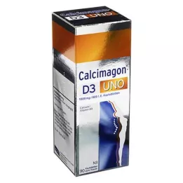 CALCIMAGON D3 Uno košļājamās tabletes, 90 gab
