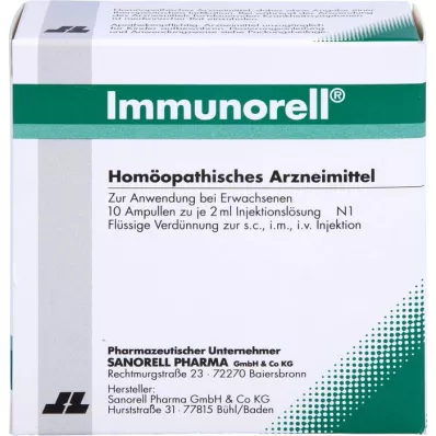 IMMUNORELL Šķīdums injekcijām, 10X2 ml