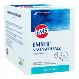 EMSER Deguna skalošanas sāls fizioloģiskā pudele, 100 gab