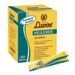 LUVOS Ārstnieciskā māla īpaši smalki porciju maisiņi, 20X6,5 g