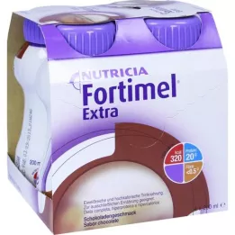 FORTIMEL Papildu šokolādes garša, 4X200 ml
