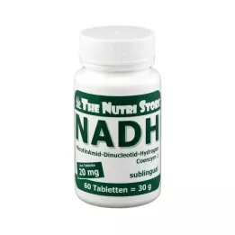 NADH 20 mg stabilas tabletes, 60 gab