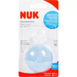 NUK Nipeļu aizsargi silikona izmērs M, 2 gab