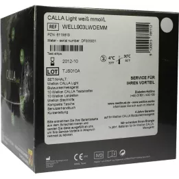 WELLION CALLA viegls cukura līmenis asinīs mg.komplekts mmol/l balts, 1 gab