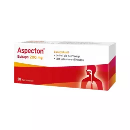 ASPECTON Eukaps 200 mg mīkstās kapsulas, 20 gab