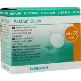 ASKINA Ocula acs kompr. 56x72 mm nesterils, 5 gab