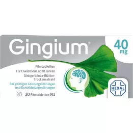 GINGIUM Apvalkotās tabletes, 30 gab
