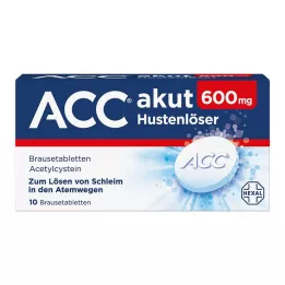 ACC akut 600 putojošās tabletes, 10 gab