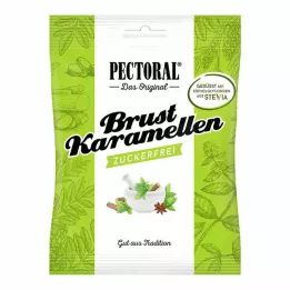 PECTORAL Krūts karameļu maisiņš bez cukura, 60 g