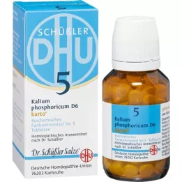 BIOCHEMIE DHU 5 Kalium phosphoricum D 6 Tab.Carto, 200 gab