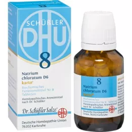 BIOCHEMIE DHU 8 Natrum chloratum D 6 tablešu kastīte, 200 gab