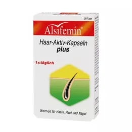 ALSIFEMIN Hair Active kapsulas plus, 30 gab