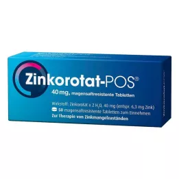 ZINKOROTAT POS zarnās šķīstošās tabletes, 50 gab