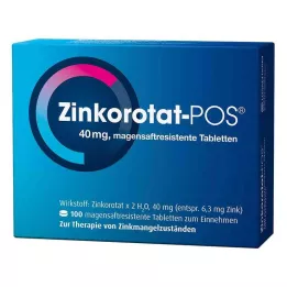 ZINKOROTAT POS zarnās šķīstošās tabletes, 100 gab