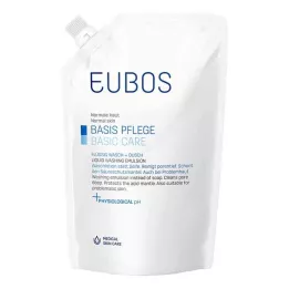 EUBOS FLÜSSIG zila uzpildes pudele bez smaržas, 400 ml