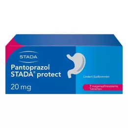 PANTOPRAZOL STADA Protect 20 mg zarnās šķīstošās tabletes, 7 gab