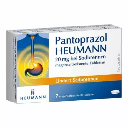 PANTOPRAZOL Heumann 20 mg grēmas msr tabletes, 7 gab
