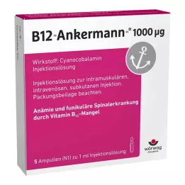 B12 ANKERMANN 1000 μg ampulas, 5X1 ml