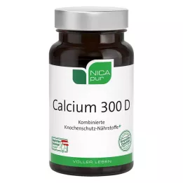 NICAPUR Calcium 300 D kapsulas, 60 gab