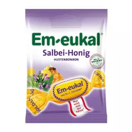 EM-EUKAL Salvijas medus konfektes ar cukuru, 75 g