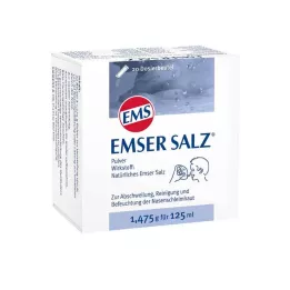 EMSER Sāls 1,475 g pulveris, 20 gab