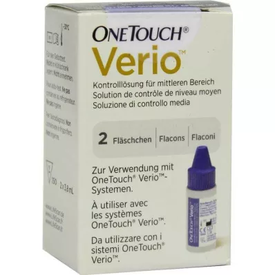 ONE TOUCH Verio kontroles šķīduma barotne, 2x3,8 ml