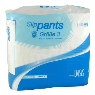 Param Slip Pants Basic Size 3 (14 gab.)