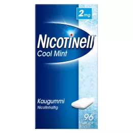 NICOTINELL Košļājamā gumija Cool Mint 2 mg, 96 gab