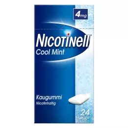 NICOTINELL Košļājamā gumija Cool Mint 4 mg, 24 gab