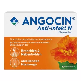 ANGOCIN Anti Infekt N apvalkotās tabletes, 200 gab