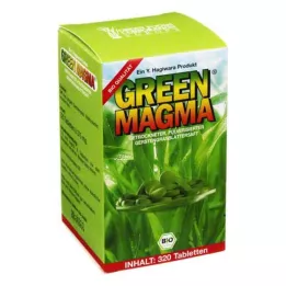 GREEN MAGMA Miežu zāles ekstrakta tabletes, 320 gab