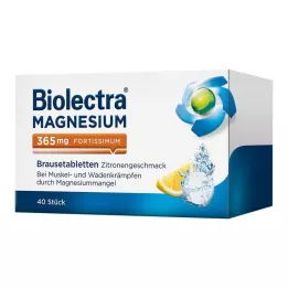 BIOLECTRA Magnijs 365 mg fortissimum citrons, 40 gab