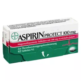 ASPIRIN Protect 100 mg zarnās šķīstošās tabletes, 42 gab